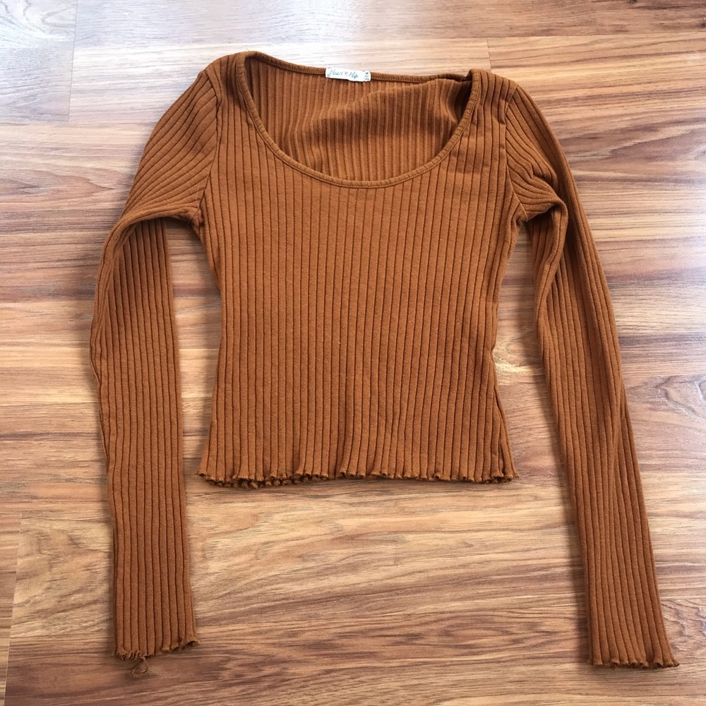 Ribbed crop top